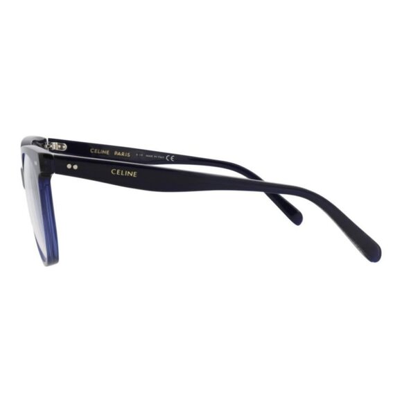 Celine Womens Square/Rectangle Blue Blue Transparent Fashion Designer Eyewear - Picture 3 of 4